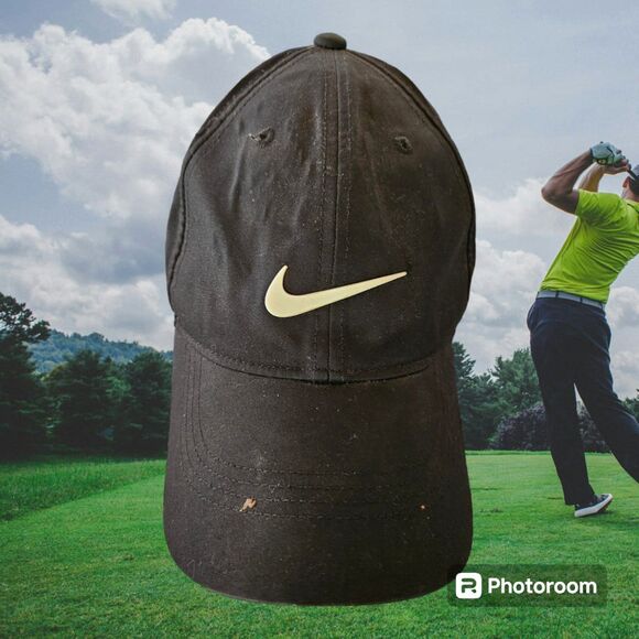 Nike Accessories - Nike Black Adjustable Hat‎ Heatgear Size OSFA